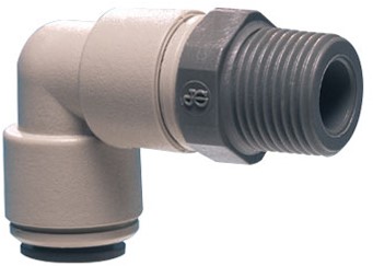 John Guest 1/4 X1/8 Swivel Elbow Bsp, PI090801S