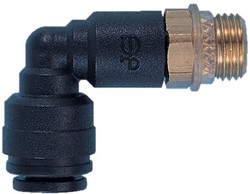 John Guest 10Mm X 3/8 Bspswivel Elbow, RM091013