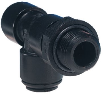 John Guest 6Mm X1/4 Swivel Tee Bsp, PM110612E