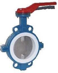 Absperrklappe DN200, PN16, Baulänge EN558-20, GGG/PTFE/Edelstahl