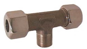 T-Einschraubverschr. 3/8, D10, PN630, Edelstahl 1.4571, schwere Ausführung