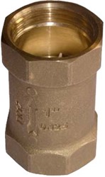 Universal-Rückschlagventil, 11/2, PN10, Messing/NBR-POM