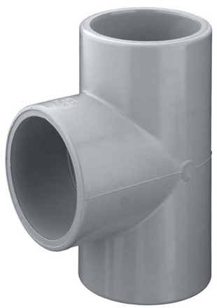 FIP TEE 90° ISO SOCKET D32 PVCC, TIC032