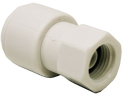 John Guest 3/8 X 7/16 Uns Faucet Connector, CI3212U7FW