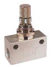 Thredtle Non-Return-valve G3/8 blockversion, aluminium/brass