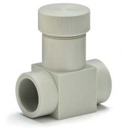 Throttle valve V251 DN15 PP/FPM, socket