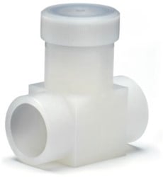 Throttle valve V251 DN40 PVDF/FPM, socket