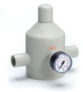 Pressure reducing valve V82 DN100  PP/EPDM, spigot end adjustment range 1-3 bar