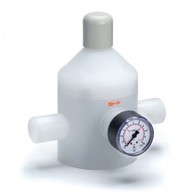 FRANK 517003559, Drukreduceer V82 d75 PVDF/PTFE met laseinden