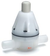 Pressure retaining valve V86 DN65  PVDF/PTFE, welding socket adjustment range 0,2-4 bar