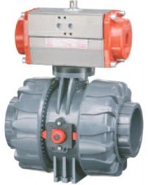 FIP VKD BALL ISO SOCKET D63 PVCU FKM PNEUM. ACTUATED NORMALLY CLOSED, VKDIVNC063F