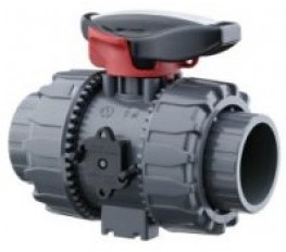 FIP PVC kogelkraan VKDIV EPDM lijmmof d16, VKDIV016E