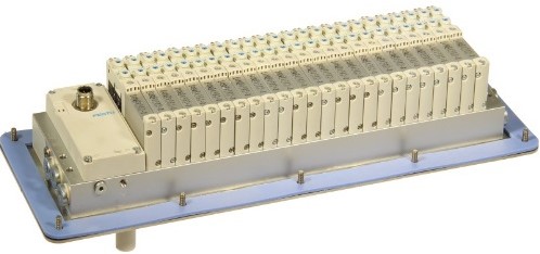 Ventieleiland VTUG-10 met Pneumapole-L VRPT-B1T-G18B-DTB-M7SU-5VKTSVKXH318VK+TTSC