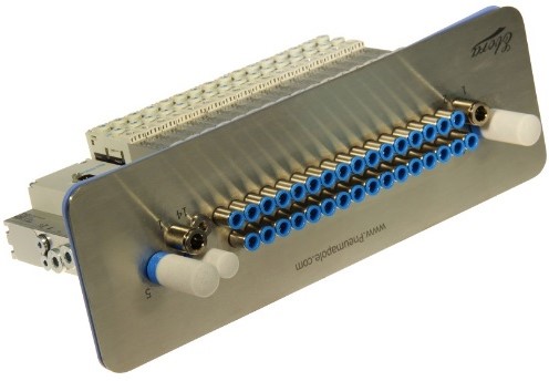 Festo ventieleiland met Pneumapole-S VTUG-10-MSDRB1T44V21G18FDDTFDM7SFD15VKL+M1TTSC, 573606 + Pneumapole-S