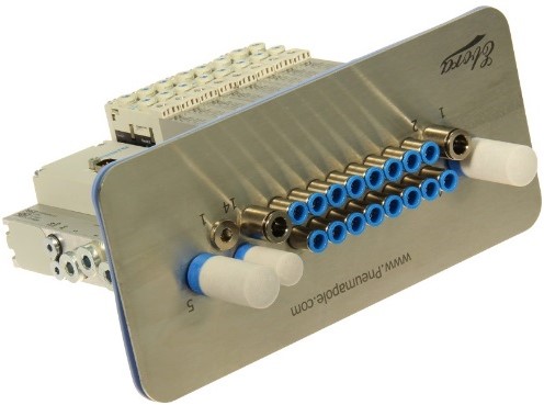 Festo/Ebora, ventieleiland met Pneumapole-S VTUG-10-MSDRB1T25V20G18FDDTFDM7SFD8VK+M1TTSC