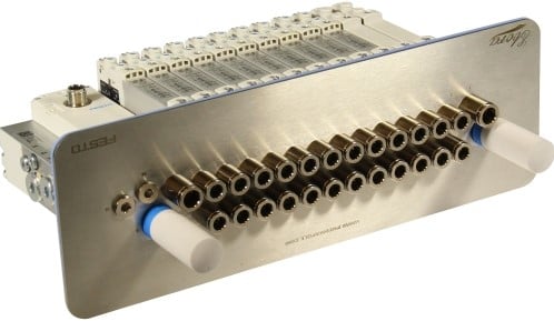 Festo ventieleiland met Pneumapole-S VTUG-14-VRPT-B1T-G14FD-DTFD-G18SFD-8VK4L+TTSC, 573606 + Pneumapole-S