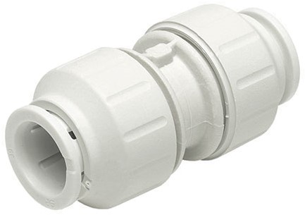 John Guest 15Mm Straight Connector, PEM0415W