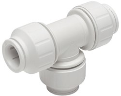 John Guest 15Mm Tee Connector, PEM0215W