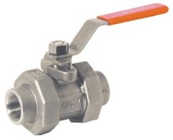 Kugelhahn 3/4, PN200, 1.4408/PTFE, 5-teilig, Innengew. voller Durchgang