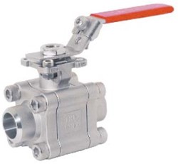 Kugelhahn 1/2 PN100Va1.4408/PTFE-GF<br>ISO Flanschplatte F03/F04, vkt 9<br>Anschluss: Gewinde, EBZH311023