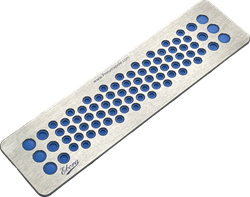 Pneumapole-E cable entry plate dimensionally identical VTUG10 24-way standing, EBKDP/S 104/80, V2A FDA HD Ebora