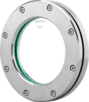 Sightglass round weld-in/on stainless steel  1.4571 / Borosilicaat / EPDM DN050 PN0