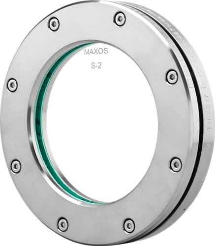 Kijkglas rond inlas / oplas RVS  1.4571 / Borosilicaat / EPDM DN050 PN0