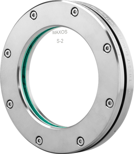 Kijkglas rond inlas / oplas RVS  1.4571 / Borosilicaat / Grafiet DN400 PN0