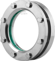 Kijkglas rond inlas/oplas RVS 14571/14541-PN2,5-C4400/Boro DN125