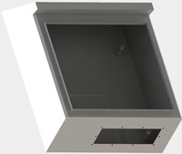 Rittal Kast met Pneumapole uitsparing VTUG10 8-voudig, HD 1306600/2/T bewerkt AC-180758-3