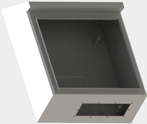 Rittal Kast met Pneumapole uitsparing VTUG10 8-voudig, HD 1306600/2/T bewerkt AC-180758-3