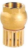 Foot valve Brons/NBR 1