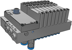 Festo Valve terminal, 573606, VTUG-10-VRPT-B1H-Q10B-UB-QH6SU-7KL