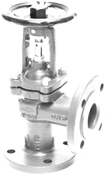 ARI-Armaturen Flanschen-Eck Kappenventil FABA-Plus 22.047 DN50,PN16,EN-JS1049, Kantensitzkegel