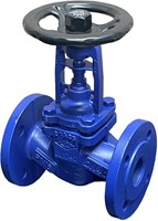 ARI-Armaturen flanged-Bellows shut-off valve FABA-Plus 12.046 DN80,PN16,EN-JL1040,regulating plug with marginal seat
