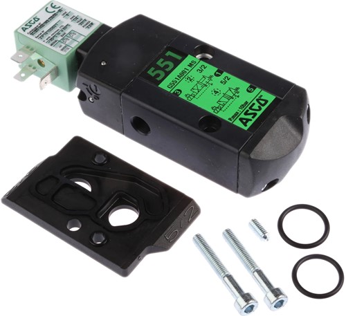 Asco 3/2-5/2 weg ventiel NAMUR G1/4 24VDC, SCG551A001MS.24/DC