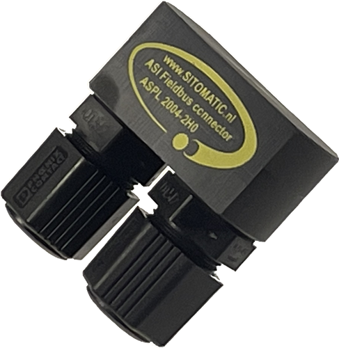 Sitomatic Kabelsysteemconnector, haaks voor directe verbinding met de controller, ASPL 2004-2H0-3