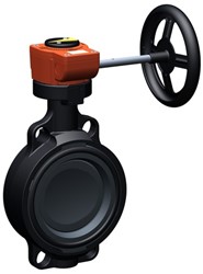 Georg Fischer 161567062, Butterfly valve 567 PVC-U/FKM d63DN50