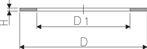Georg Fischer Flat Gasket EPDM d25, 748400007-2