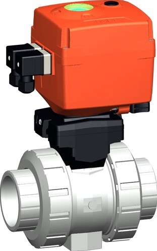 Georg Fischer Ball Valve 127 CPVC/FKM d16DN10, 199127752