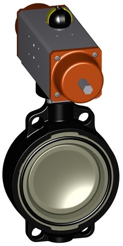 Georg Fischer 199240704, Butterfly valve 240 PP-H/PTFE d90 N80