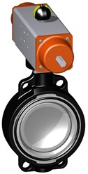 Georg Fischer 199240466, Butterfly valve 240 PVDF/FKM d140DN125