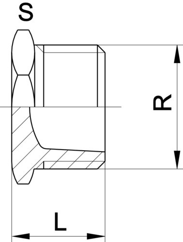 Georg Fischer Plug R PVC-U 3/8, 721961905-2