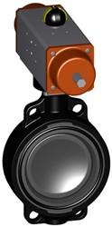 Georg Fischer 199240424, Butterfly valve 240 ABS/EPDM d90 N80