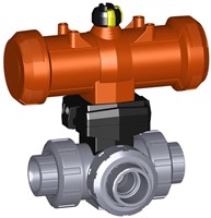 Georg Fischer Ball Valve 285 ABS/EPDM d32DN25, 199285165