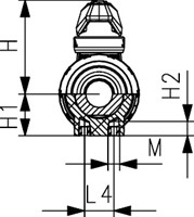Georg Fischer Kogelkraan 546 Pro PP-H/FKM d32DN25, stomplaseind cdb siliconenvrij, 167546674-2