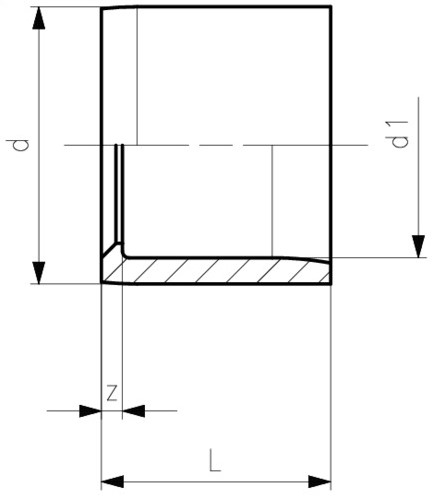 Georg Fischer Red Bush St PVC PN6 d400-d280, 721900320-2