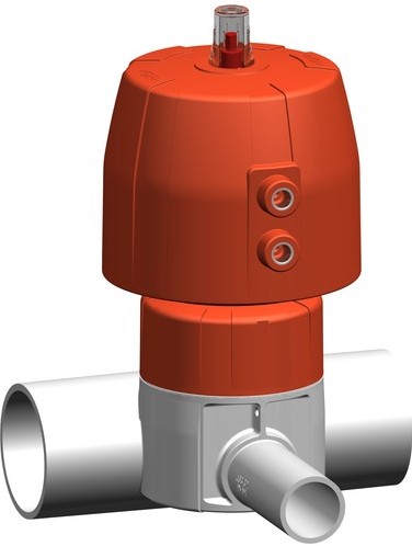 Georg Fischer 181689322, Diaphragm Valve 10+FC PVDF-HP d50-d50