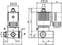 Georg Fischer Solenoid Valve PV95 Ms/FKM Function C, 199190533-2