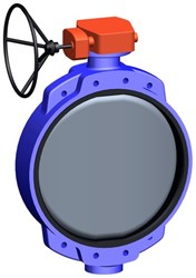 Georg Fischer 1980390 4, Butterfly valve 039G GGG/FKM 24DN600